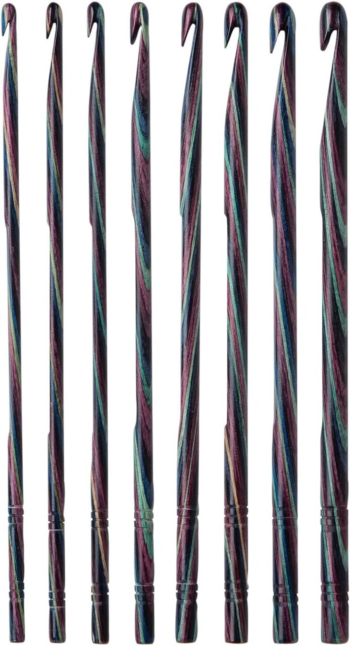 Knit Picks WeCrochet Majestic Regular Wood Crochet Hook Set - 8 Sizes US E-K